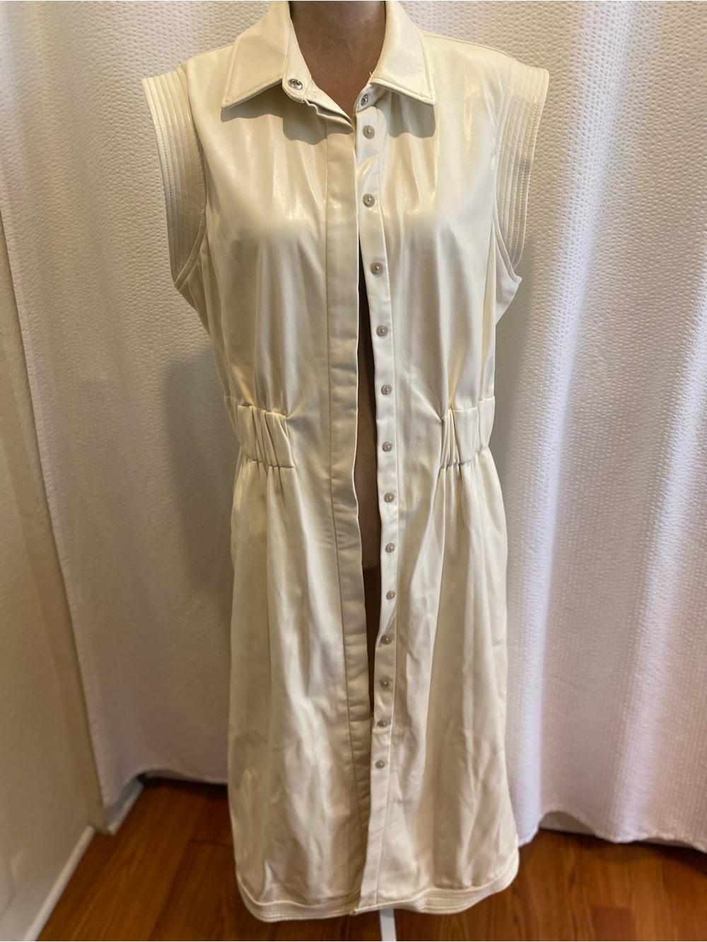 House of Harlow Vegan leather vest/dress